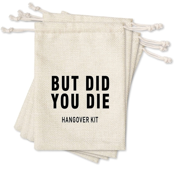 Other - "But Did You Die" Drawstring Pouch 5 Pack